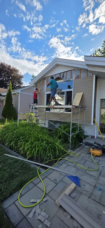 Exterior window work